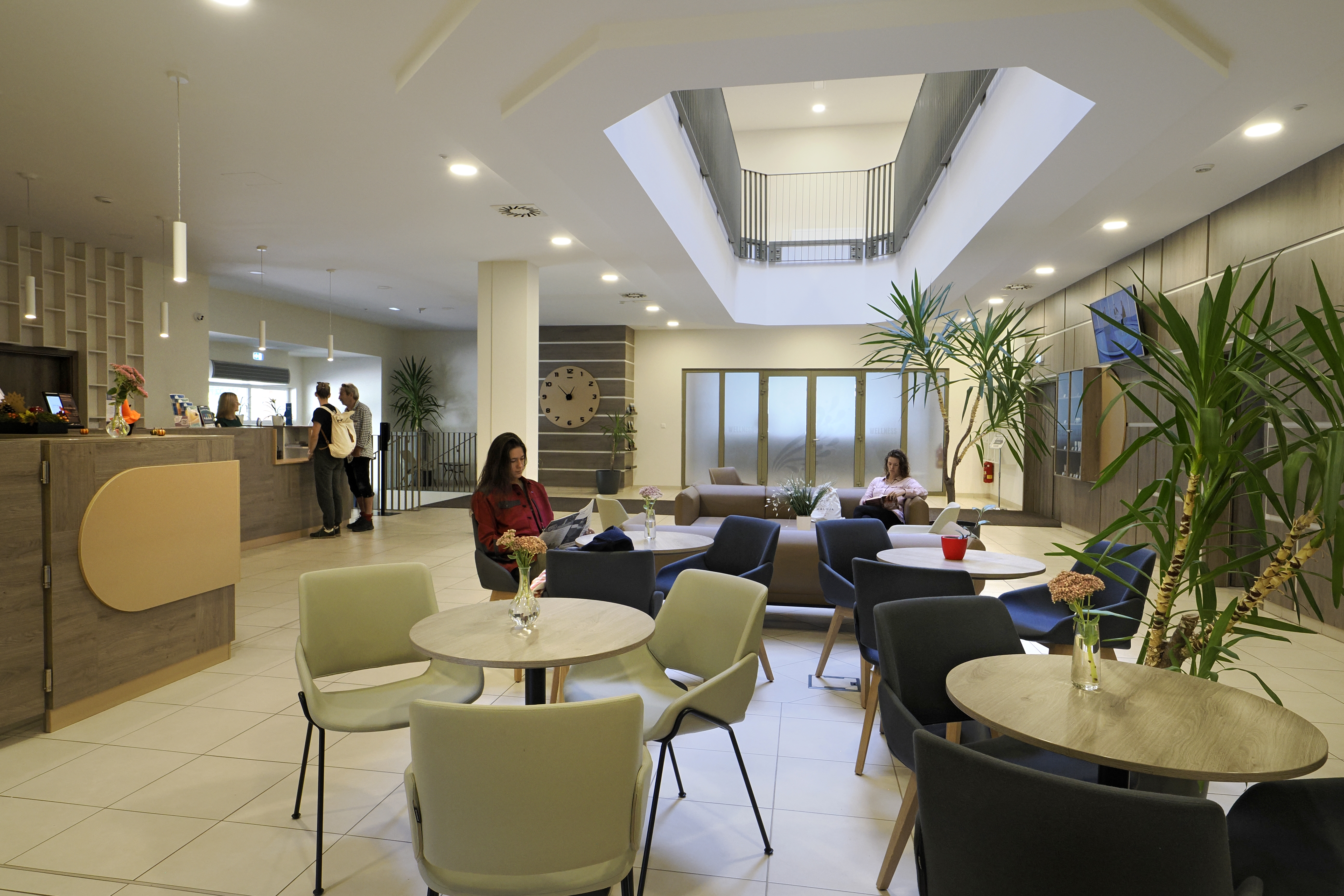 Recepcia vo Wellness Penzióne — National Health Clinic